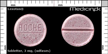 tabletter 3 mg (Udfases)