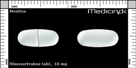 filmovertrukne tabletter 10 mg 