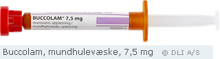 Buccolam, mundhulevæske, 7,5 mg