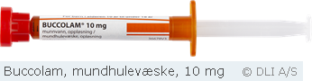 Buccolam, mundhulevæske, 10 mg