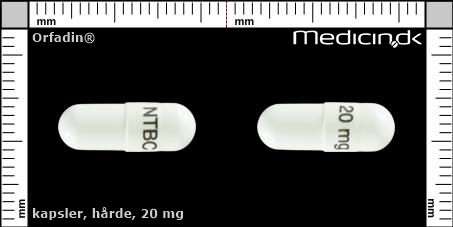 hårde kapsler 20 mg 