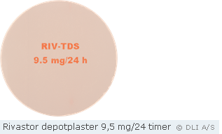 Rivastor depotplaster 9,5 mg/24 timer