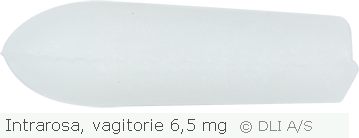 Intrarosa, vagitorie 6,5 mg