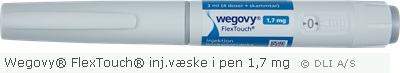 Wegovy® FlexTouch® inj.væske i pen 1,7 mg