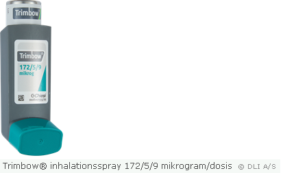Trimbow® inhalationsspray 172/5/9 mikrogram/dosis